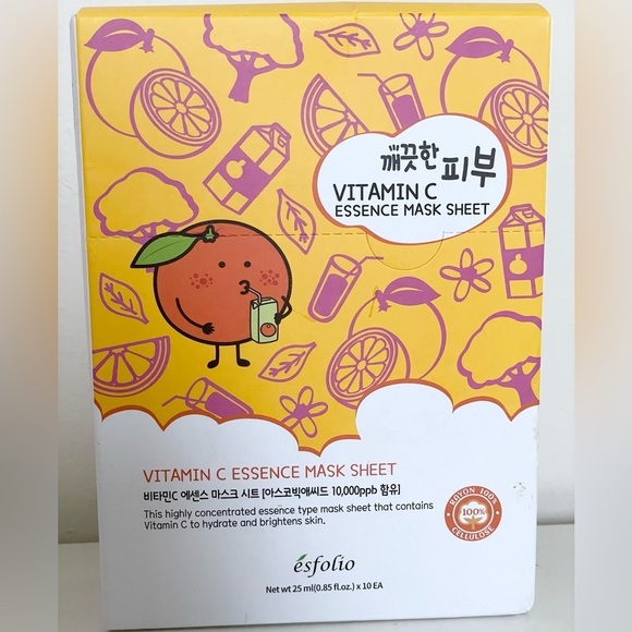 Esfolio Vitamin C Essence Face Mask Sheet Moisturizing Facial Treatment - Picture 5 of 12